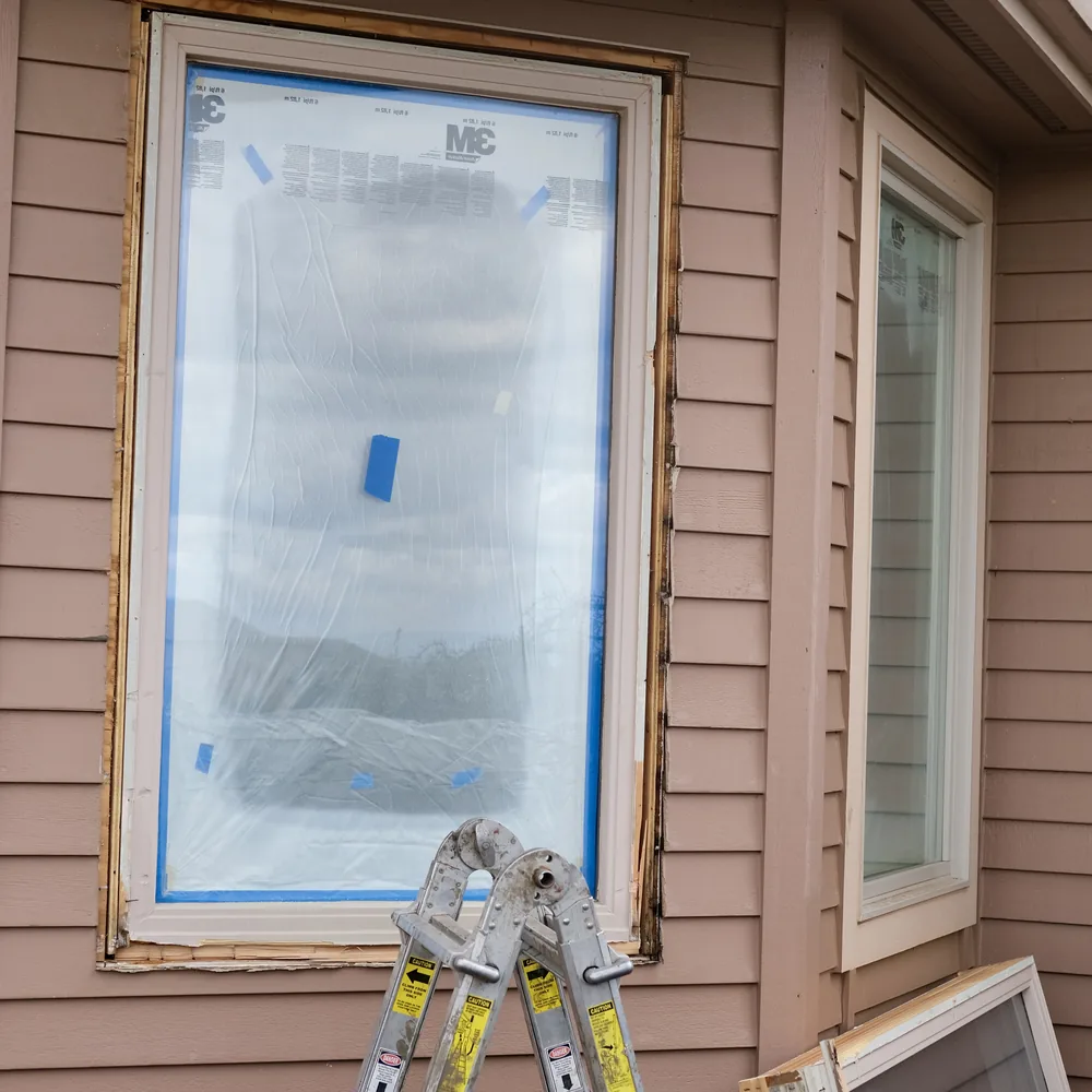 Old window before replacement